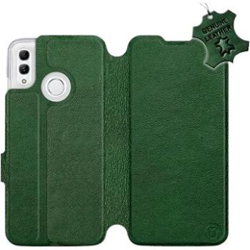 Flip pouzdro na mobil Honor 10 Lite - Zelené - kožené -   Green Leather (5903226713837)
