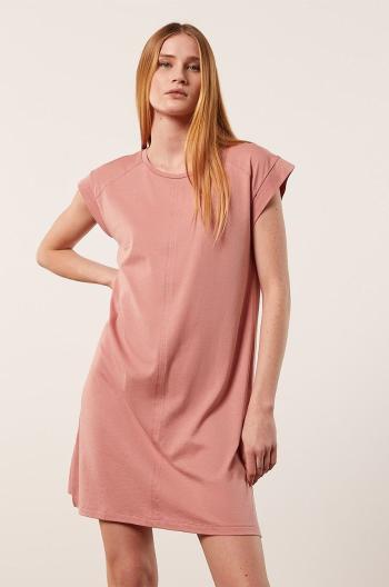 Pyžamová košile Etam dámská, růžová barva