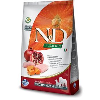 N&D PUMPKIN grain free dog adult M/L chicken &  pomegranate 12 kg (8010276033352)