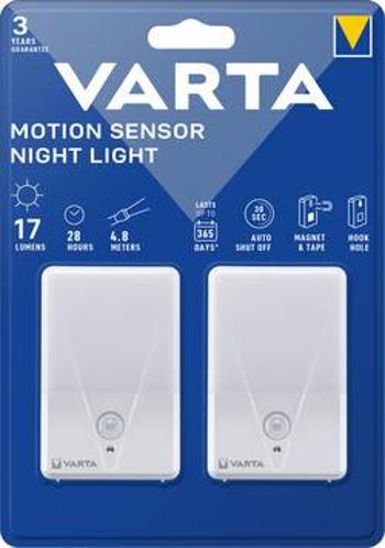 LED noční světlo s pohybovým senzorem Varta 16624101402 N/A, bílá