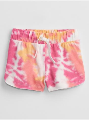 Barevné holčičí dětské kraťasy print knit shorts