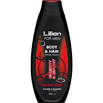 LILIEN Sprchový gel & šampon Dark Red 400 ml (8595196906318)