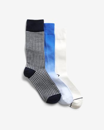 GAP Ponožky 3 páry Černá Modrá Bílá