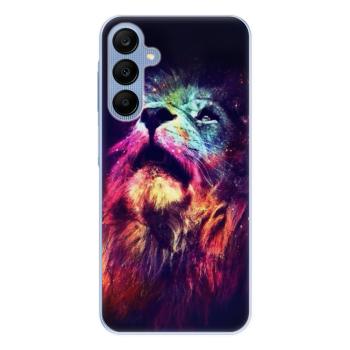 Odolné silikonové pouzdro iSaprio - Lion in Colors - Samsung Galaxy A25 5G