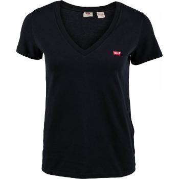 Levi's PERFECT V-NECK TEE SHIRT Dámské tričko, černá, velikost M