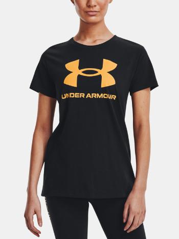 Under Armour UA Sportstyle Logo Triko Černá