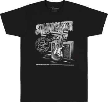 Fender Stratocaster 70th Anniversary Tee Black M