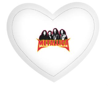 Polštář Srdce Metallica