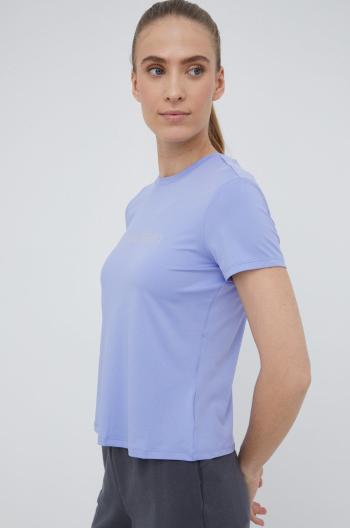 Tréninkové tričko Calvin Klein Performance Ck Essentials fialová barva