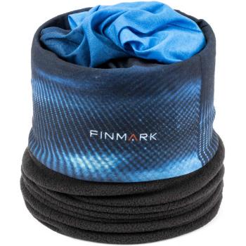 Finmark MULTIFUNCTIONAL SCARF Multifunkční šátek s fleecem, modrá, velikost UNI
