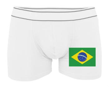 Pánské boxerky Contrast Brazilská vlajka