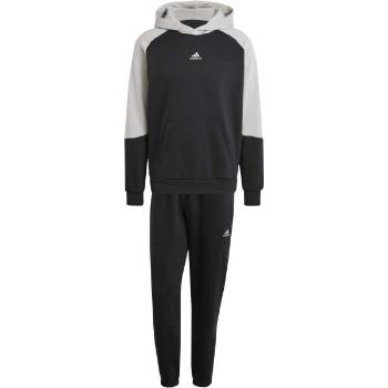 adidas SPORTSWEAR FLEECE COLORBLOCK TRACK SUIT Pánská tepláková souprava, černá, velikost