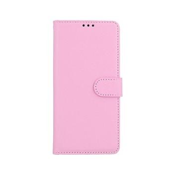 TopQ Pouzdro Samsung A12 knížkové světle růžové s přezkou 57089 (Sun-57089)