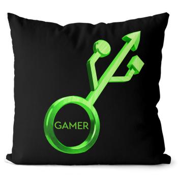 Polštář Pohlaví Gamer (Velikost: 40 x 40 cm)