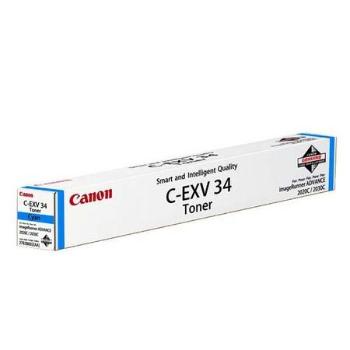 Toner Canon C-EXV34 pro IR-C2020, 2030, azurová (cyan), 3783B002