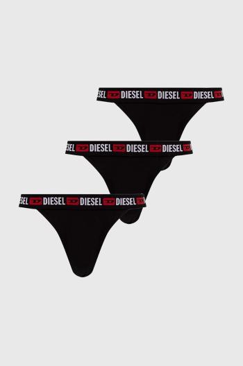 Tanga Diesel UFPN-EBBYSS-THREEPACK 3-pack černá barva, A13403.0EAXL