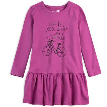 Dívčí šaty VENERE BICYCLE fialové Velikost: 98