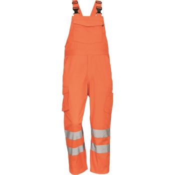 Cerva Reflexní pracovní kalhoty s laclem GANDIA - Oranžová | 60