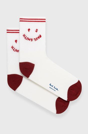 Ponožky PS Paul Smith dámské, bílá barva