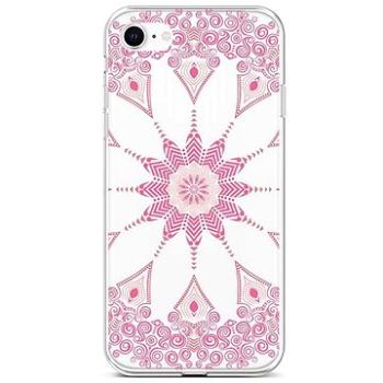 TopQ Kryt iPhone SE 2022 silikon Pink Mandala 73966 (Sun-73966)