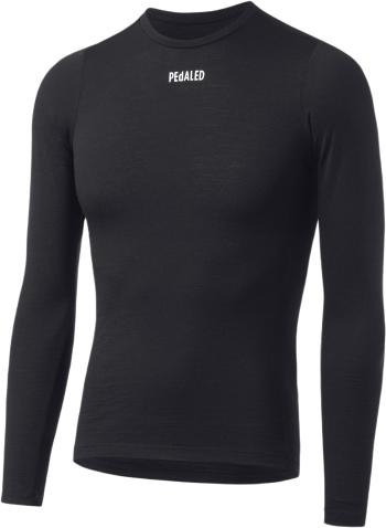 PEdALED Essential Merino Longsleeve Base Layer - Black XL