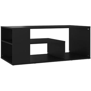 SHUMEE Konferenční stolek černý 100 × 50 × 40 cm dřevotříska, 806922 (806922)