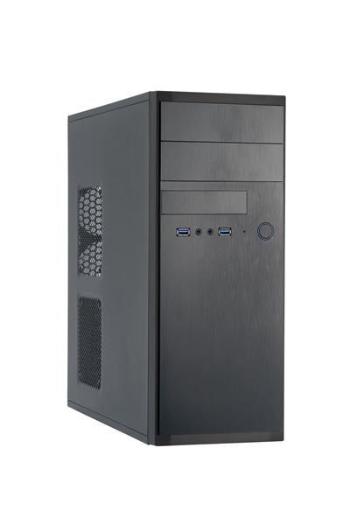 CHIEFTEC skříň Elox Series HQ-01B-OP, Miditower, USB 3.0, Black, bez zdroje