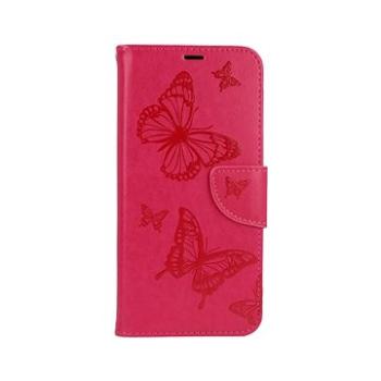 TopQ Samsung A22 knížkové Butterfly růžové 63574 (Sun-63574)