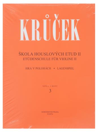 KN Škola houslových etud II (sešit 3, 4) - Václav Krůček