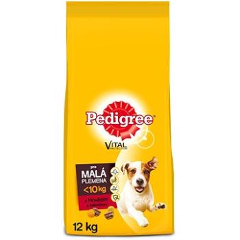 Pedigree granule hovězí se zeleninou pro dospělé psy malých plemen 12kg (5998749120910)