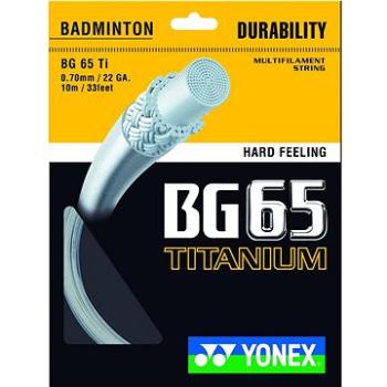 Yonex BG 65 Ti, 0,70mm, 10m, WHITE (4930379420207)