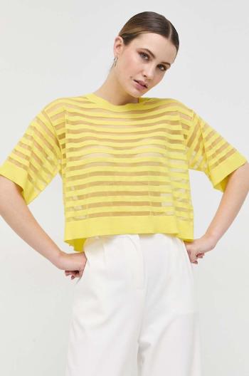 Tričko Silvian Heach žlutá barva