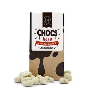 NATU CHOCS Kešu v 33% bílé čokoládě 190 g (8596299010056)