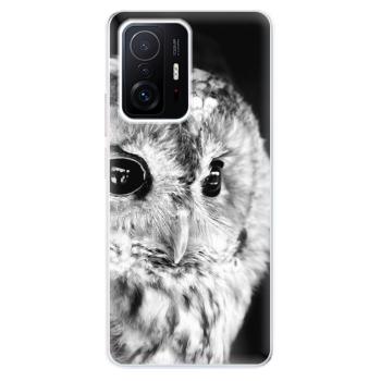 Odolné silikonové pouzdro iSaprio - BW Owl - Xiaomi 11T / 11T Pro