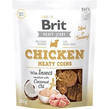 Brit Jerky Chicken with Insect Meaty Coins  200g  (8595602543809)