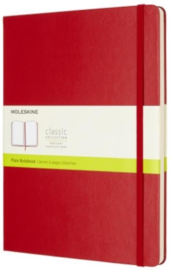 Moleskine - zápisník tvrdý, čistý, červený XL
