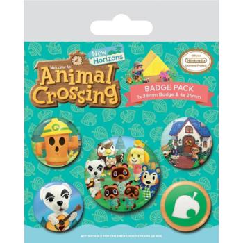 Seto odznaků Animal Crossing