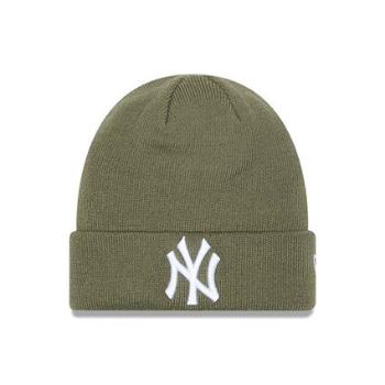 Kulich New Era MLB League Essential Cuff Knit NY Yankees Olive - UNI