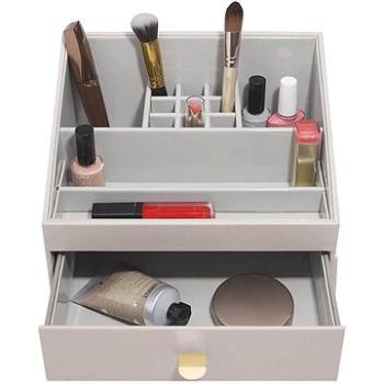 Stackers, Stolní organizér na kosmetiku Taupe Makeup Organiser | šedobéžová (75671)