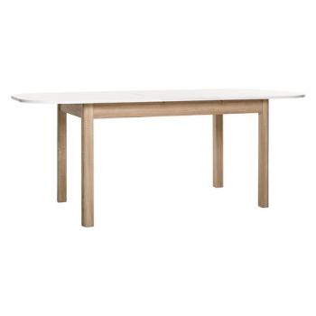 IDEA nábytek Jídelní stůl LUND dub/bílá