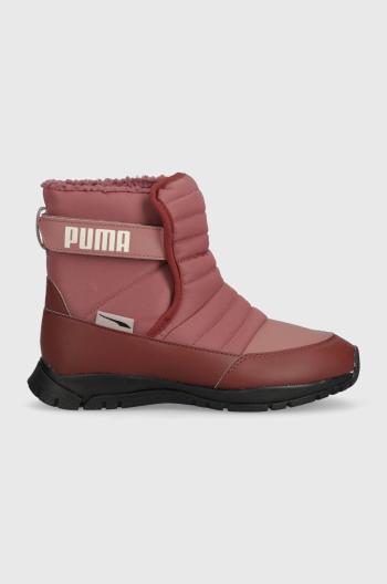 Dětské sněhule Puma Puma Nieve Boot WTR červená barva