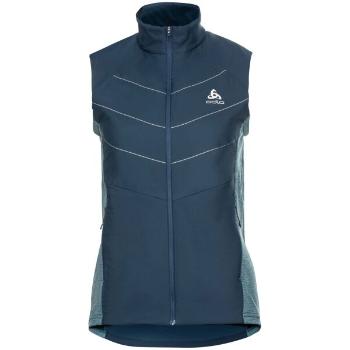 Odlo W RUN EASY S-THERMIC VEST Dámská běžecká vesta, modrá, velikost