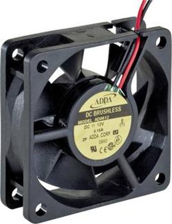 Axiální ventilátor ADDA AD0612LB-A70GL(TD) 776032100, 12 V/DC, 20.6 dB, (d x š x v) 60 x 60 x 25 mm