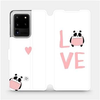 Flipové pouzdro na mobil Samsung Galaxy S20 Ultra - MH09S Panda LOVE (5903516172689)