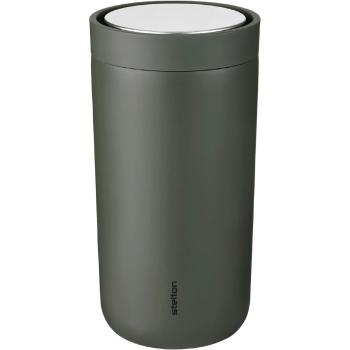 Cestovní hrnek TO GO CLICK 200 ml, tmavě zelená, Stelton