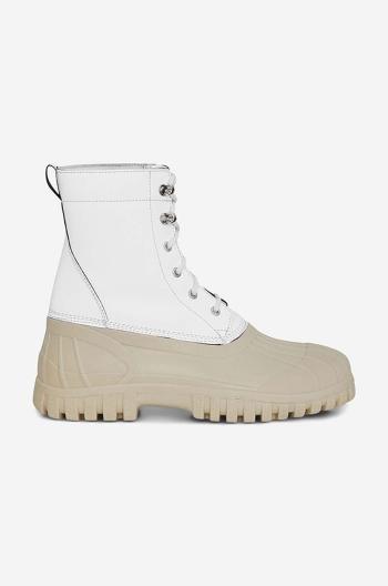 Nízké kozačky Rains x Diemme Anatra Boot dámské, bílá barva, na plochém podpatku, 2059.WHITEREFL-WHITE.REFL