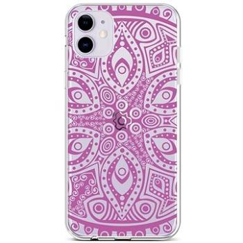 TopQ iPhone 11 silikon Violet Mandala 44979 (Sun-44979)