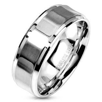 Šperky4U Pánský ocelový prsten - velikost 72 - OPR1855-72