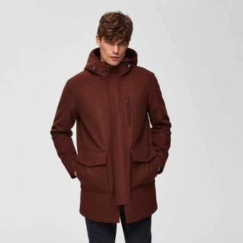 Hnědá parka Wool Jkt – L