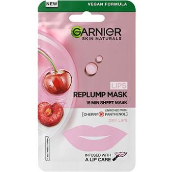 GARNIER Lips Replumping Tissue Mask with cherry and panthenol 5 g (3600542413619)